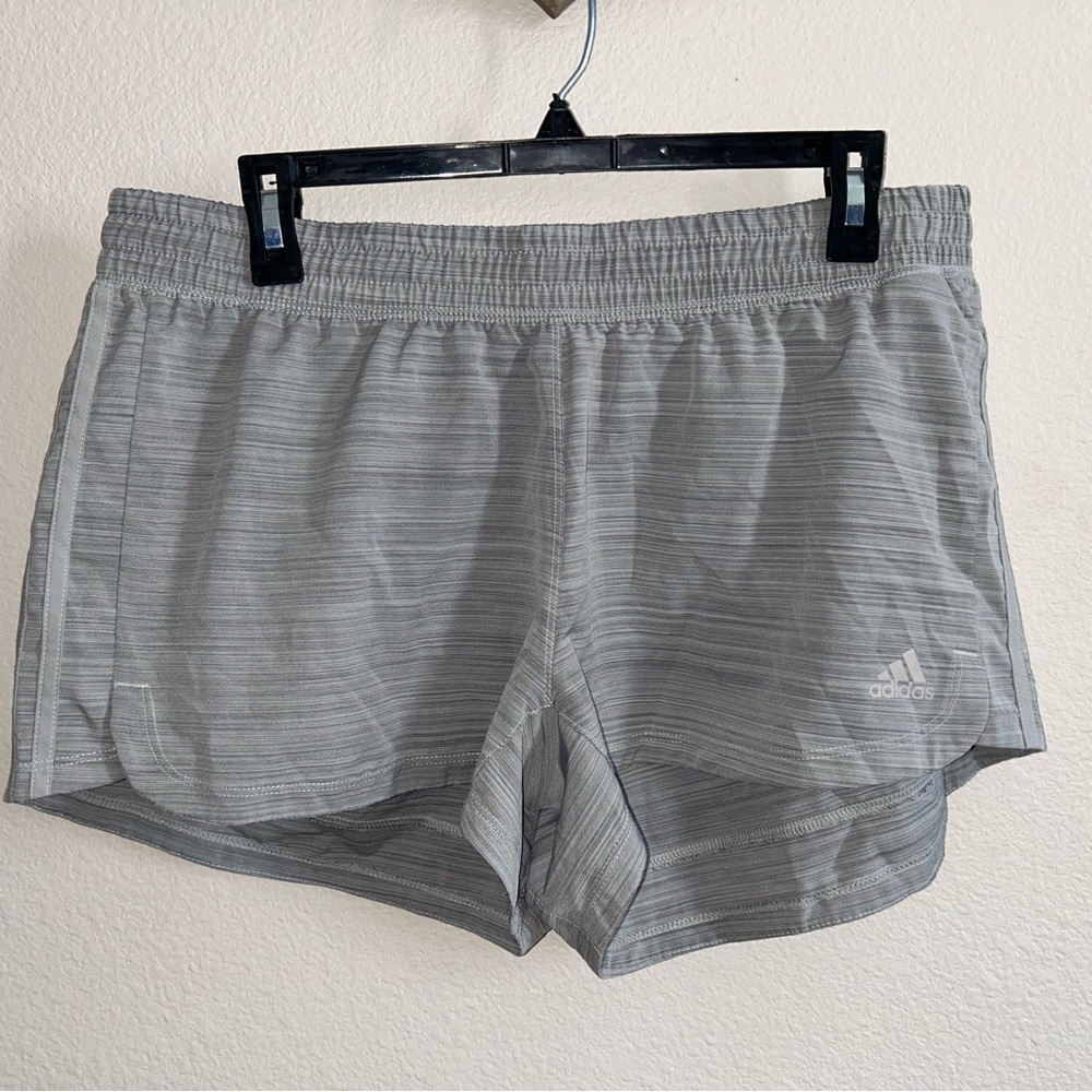 Adidas Women’s Light Gray Running Shorts
